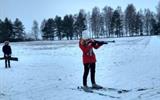 В Зеньковичском УПК Снежный снайпер